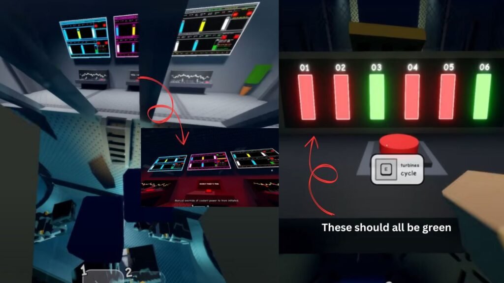 Steps to power up turbines and tram in Untitled Tag Game The Hunt quest